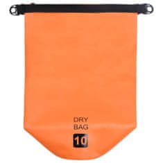 Vidaxl Torba Dry Bag oranžna 10 L PVC