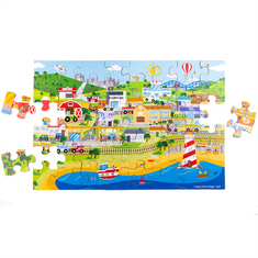 Bigjigs Toys City Floor Puzzle 48 kosov