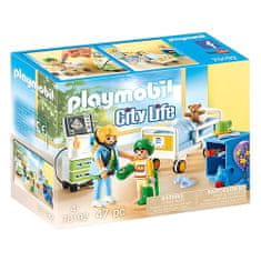 Playmobil Krankenzimmer | z otrokom, Gradbeni materiali, gradbeništvo PLA70192