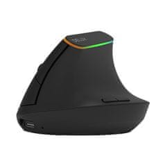 Delux Brezžična vertikalna miška M618DB BT/2.4G 4000DPI RGB