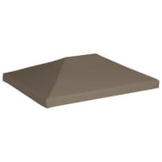 Vidaxl Streha za paviljon 310 g/m2 3x4 m taupe