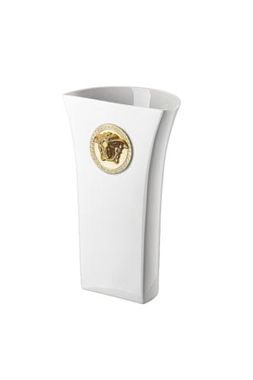 Rosenthal Versace VERSACE MEDUSA MADNESS Vaza 26 cm bela