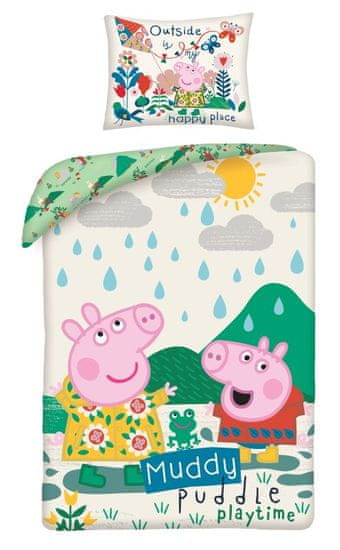 Halantex Vključeno posteljnino Peppa Pig playtime Bombaž, 140/200, 70/90 cm