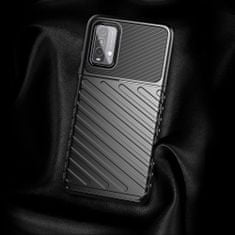 HURTEL THUNDER CASE UPOGLJIV OKLEPNI OVITEK ZA XIAOMI POCO M3 / XIAOMI REDMI 9T ČRN