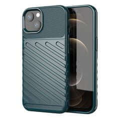 slomart tpu ovitek thunder case flexible tough rugged cover za iphone 13 zelen