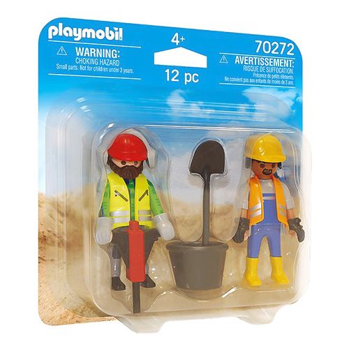 Playmobil DUOPACK GRADBENI DELAVCI 70272, DUOPACK GRADBENI DELAVCI 70272