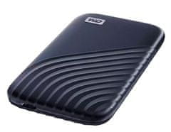 Western Digital My Passport zunanji disk, SSD 1TB, USB-C 3.2, moder (WDBAGF0010BBL-WESN)