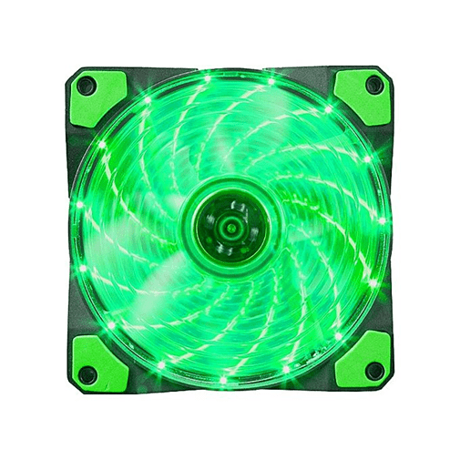 Marvo FN-10GN ventilator za PC, LED, zelen