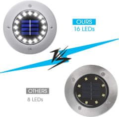 Bezdoteku LEDsolar 16Z na prostem svetloba zbadati na tla 1 kom, 16 ICE, brezžično, iPRO, 1W, hladno barva