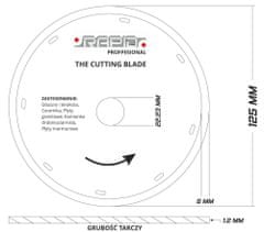 Rapid Diamantna rezalna plošča 125x1,2x22,2 mm M08713