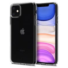 slomart spigen tekoči kristal iphone 11 kristalno jasen