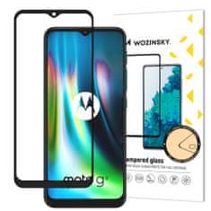 slomart wozinsky super trpežno kaljeno steklo za celoten zaslon z ohišjem prijaznim okvirjem motorola moto g9 play / moto e7 plus black