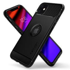 Spigen SPIGEN RUGGED ARMOR IPHONE 11 MAT ČRNA