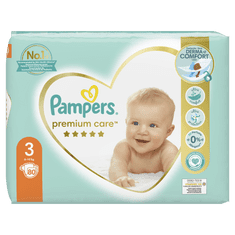 Pampers plenice Premium Care 3 Midi (6-10 kg) 80 kosov