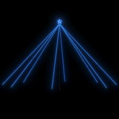 shumee Novoletna jelka iz lučk notranje/zunanja 800 LED modra 5 m