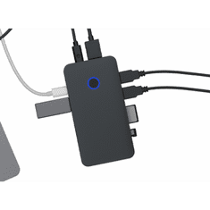 IcyBox IB-DK2108M-C priklopna postaja, 8 v 1, USB-C, PowerDelivery do 100 W