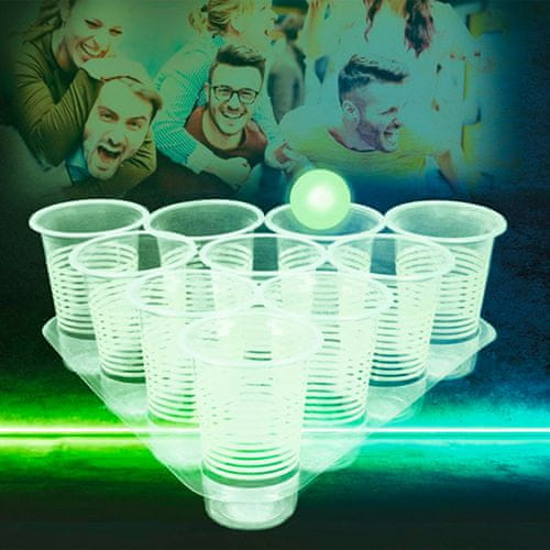 Beer Pong Glow In The Dark igra