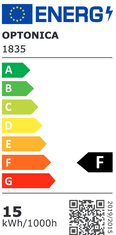 Optonica LED sijalka E27 A65 15W 6000k 1500lm, komplet 10kom