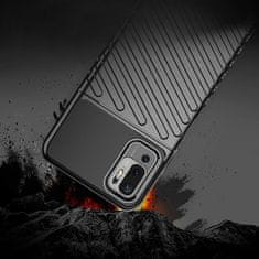 slomart tpu ovitek thunder case flexible tough rugged cover za xiaomi redmi note 10 5g / poco m3 pro črn