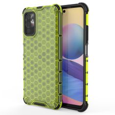 slomart honeycomb case armor cover with tpu bumper za xiaomi redmi note 10 5g / poco m3 pro zelena