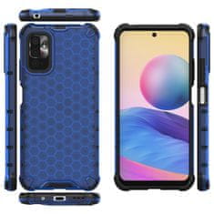 slomart honeycomb case armor cover with tpu bumper za xiaomi redmi note 10 5g / poco m3 pro blue