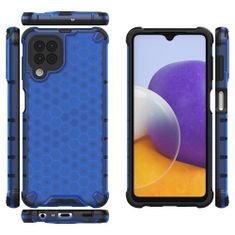 slomart honeycomb case armor ovitek s tpu bumper za samsung galaxy a22 4g moder