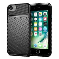 slomart thunder case prilagodljiv oklepni ovitek za iphone se 2022 / se 2020 / iphone 8 / iphone 7 black