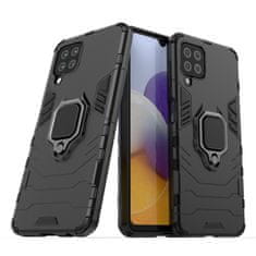 slomart ring armor case kickstand tough rugged cover za samsung galaxy a22 4g črn