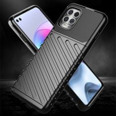 slomart tpu ovitek thunder case flexible tough rugged cover za motorola moto g100 / edge s črn