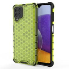 slomart honeycomb case armor ovitek s tpu bumperjem za samsung galaxy a22 4g zelen