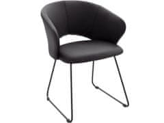 Danish Style Jedilni stol Pacif, črn