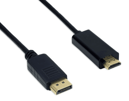 Cabletech Kabel Displayport M. - HDMI M., 0,5m