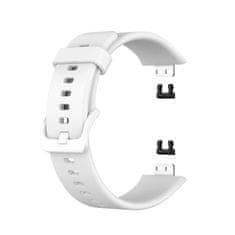 BStrap Silicone pašček za Huawei Watch Fit, white