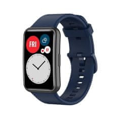 BStrap Silicone pašček za Huawei Watch Fit, dark blue