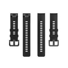 BStrap Silicone pašček za Honor Watch GS Pro, black