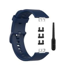 BStrap Silicone pašček za Huawei Watch Fit, dark blue