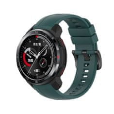 BStrap Silicone pašček za Honor Watch GS Pro, dark green