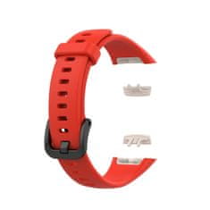 BStrap Silicone pašček za Honor Band 6 / Huawei Band 6, red