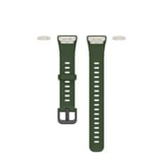 BStrap Silicone pašček za Honor Band 6 / Huawei Band 6, army green