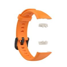 BStrap Silicone pašček za Honor Band 6 / Huawei Band 6, orange