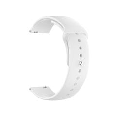 BStrap Silicone pašček za Garmin Vivoactive 4s, white