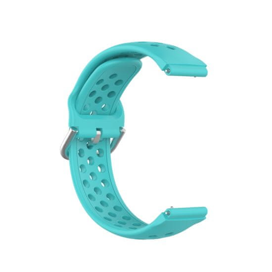 BStrap Silicone Dots pašček za Garmin Vivoactive 4s, teal