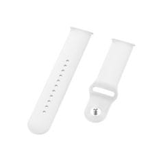 BStrap Silicone pašček za Garmin Vivoactive 4s, white