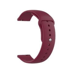 BStrap Silicone pašček za Garmin Vivoactive 4s, vine red