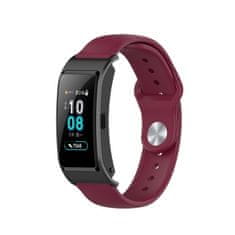 BStrap Silicone pašček za Garmin Vivoactive 4s, vine red