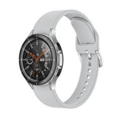 BStrap Silicone pašček za Samsung Galaxy Watch 4 / 5 / 5 Pro / 6, gray