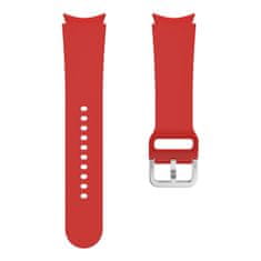 BStrap Silicone pašček za Samsung Galaxy Watch 4 / 5 / 5 Pro / 6, red