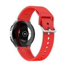 BStrap Silicone pašček za Samsung Galaxy Watch 4 / 5 / 5 Pro / 6, red