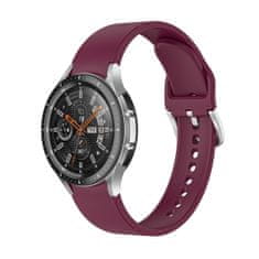 BStrap Silicone pašček za Samsung Galaxy Watch 4 / 5 / 5 Pro / 6, vine red