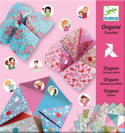 Djeco Origami nebes, pekla, raja (roza)